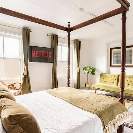 Victorian Style Apartment W/ Four-Poster Bed In Camden Town London Kültér fotó