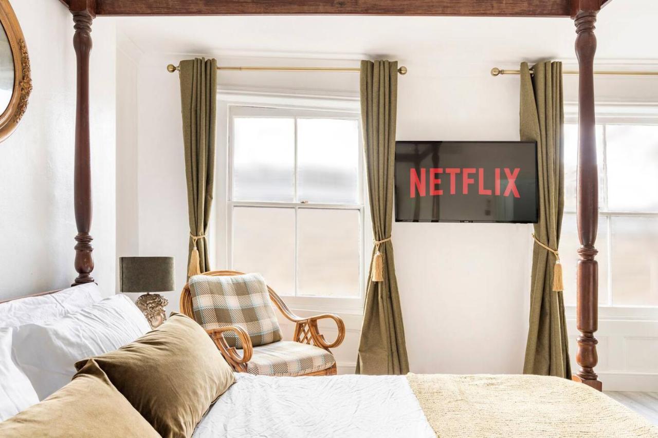 Victorian Style Apartment W/ Four-Poster Bed In Camden Town London Kültér fotó
