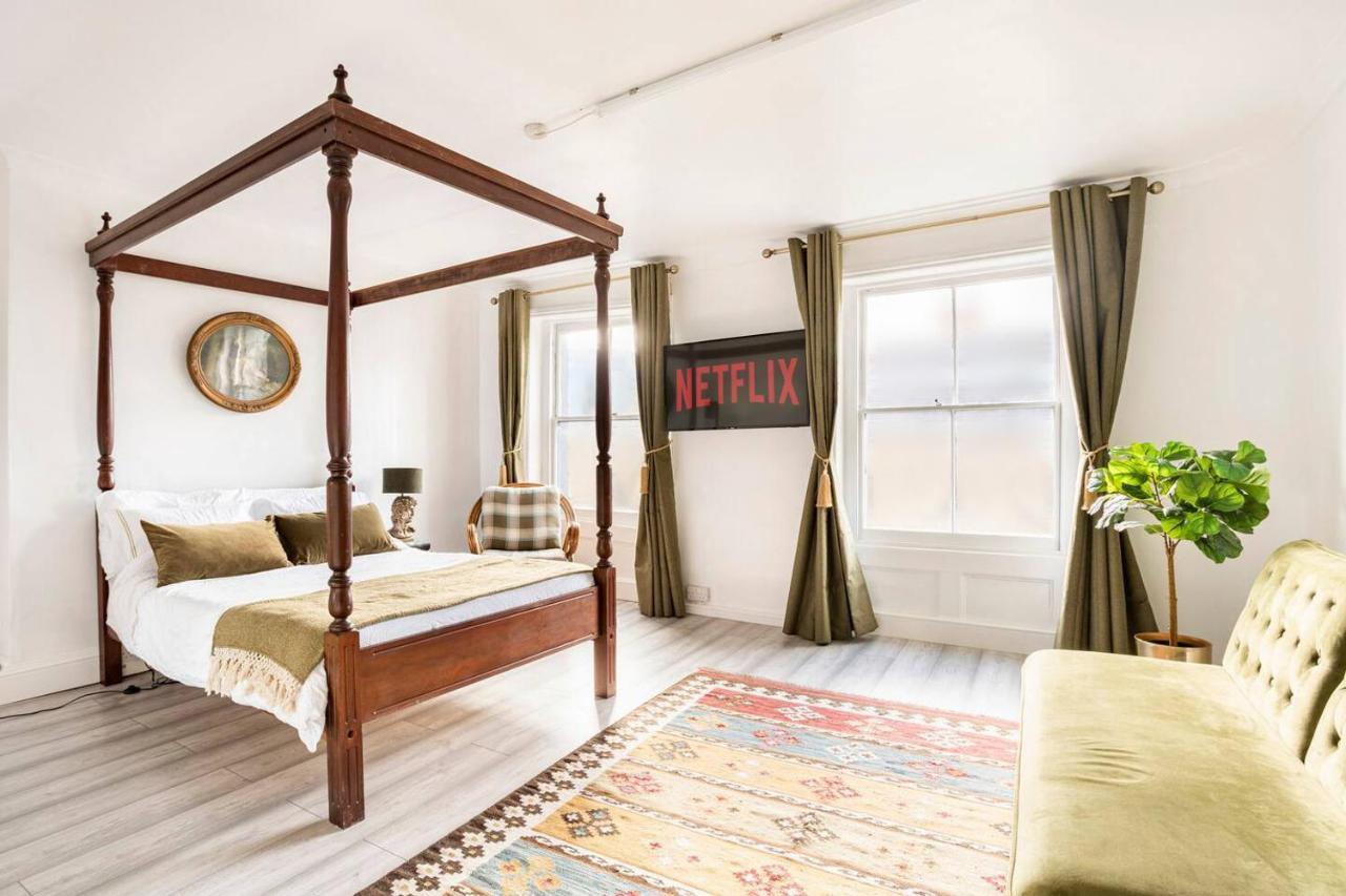 Victorian Style Apartment W/ Four-Poster Bed In Camden Town London Kültér fotó